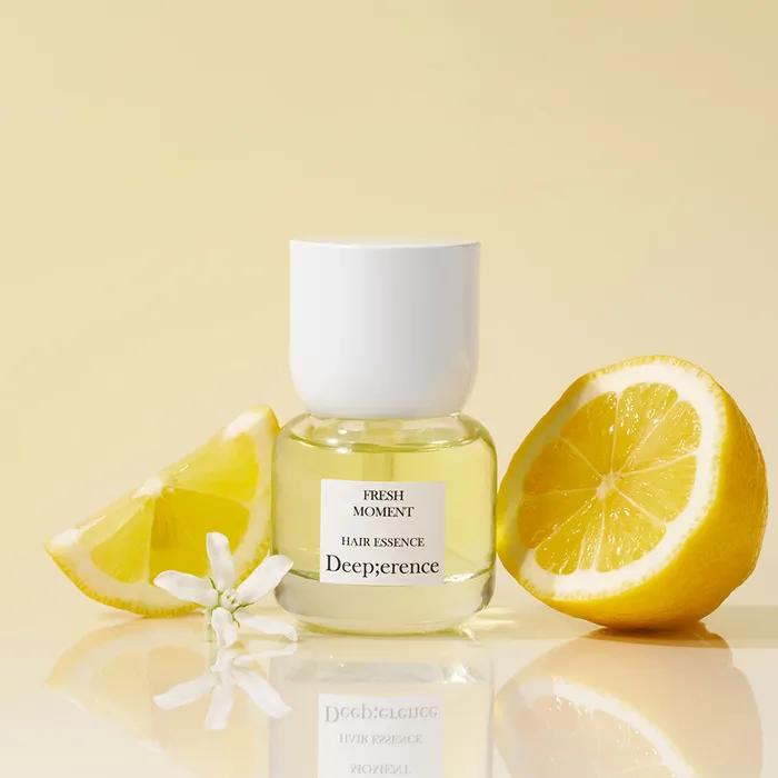 Hair Perfume Shampoo 300ml + Perfume Hair Essence 30ml + Rose Hair Tie (Citrus Fresh Moment Scent)
