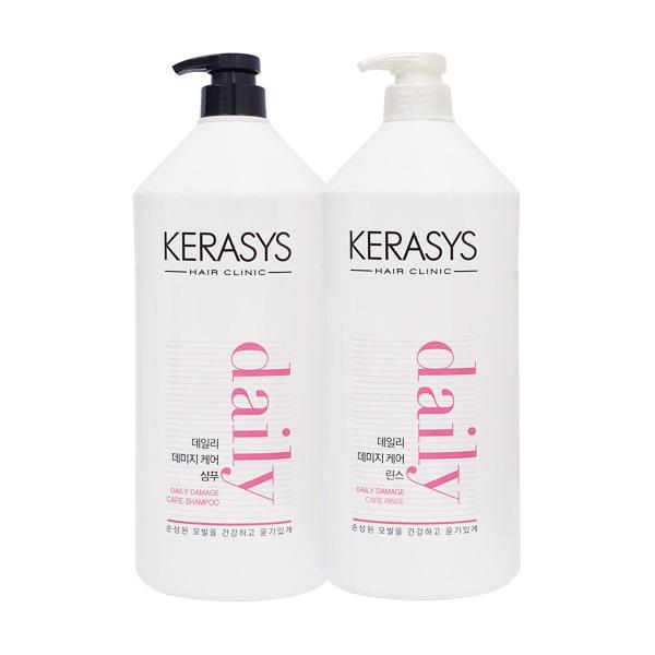 KERASYS Damage Shampoo 1500ml + Conditioner 1500ml (Large Capacity)