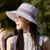 Outdoor sun protection hiking fisherman hat for women, spring and summer Korean version, versatile, face-slimming bucket hat, dual-use sun hat