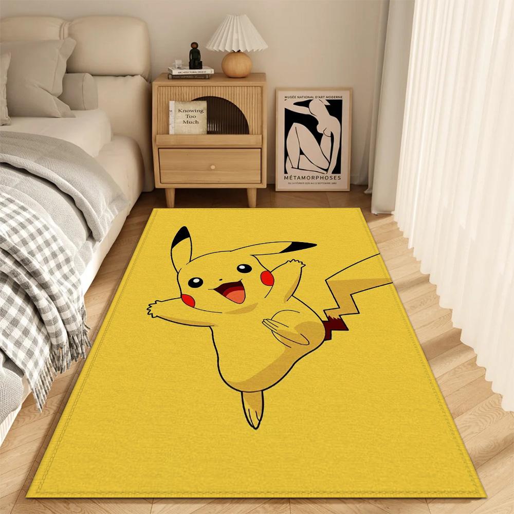 Fashion Entrance Mat Kitchen Carpet Living Room Rugs Decoration P-pikachu Bath Mats Doormat Front Door Balcony Non-slip Pad Rug