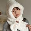 Women's Fur Hooded Winter Date Look Hat