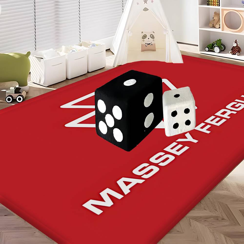 

M-Massey F-Ferguson Room Mats Retro Multiple Choice Living Room Kitchen Rug Non-Slip Welcome Rug 40x60cm