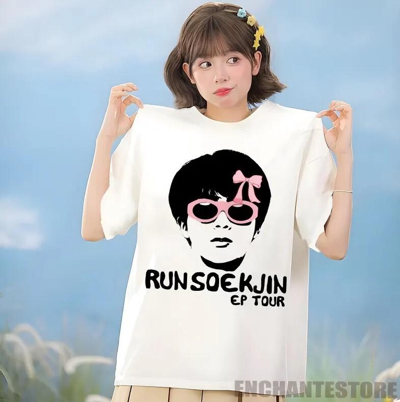 Run Seokjin Ep Tour Shirt Echo Jin Shirt Jin Tour 2026 Tshirt Super Tuna Jin S