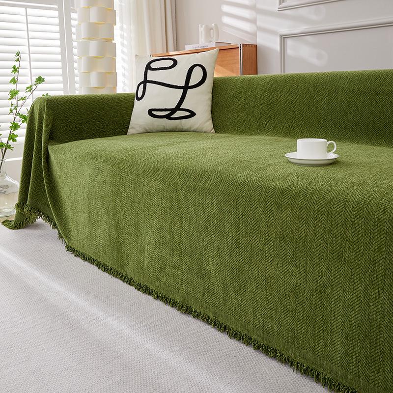 Chenille Waterproof Cat-Resistant Universal Sofa Cover for All Seasons