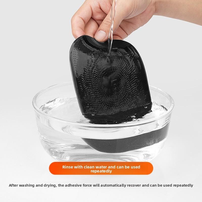Non-Slip Car Dashboard Mat  Heat Resistant Sticky Anti Slip Pad for Cell Phone Sunglasses and Perfume Black Universal Dashboard