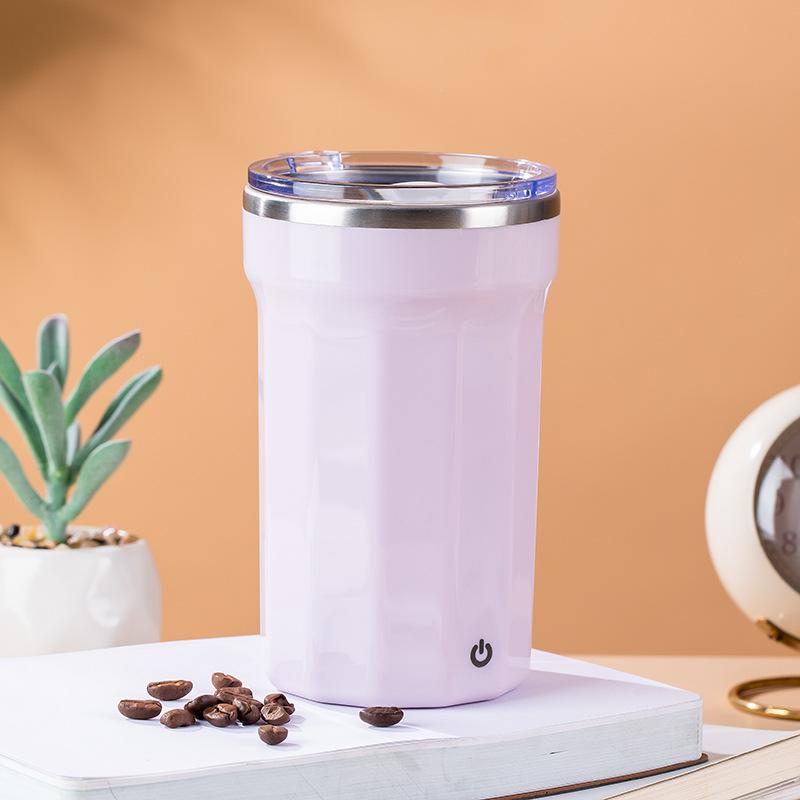Automatic Self Stirring Mug Coffee Milk Juice Mixing Cup Electric Stainless Steel Lazy Rotating Mug Magnetic Stirring Cup