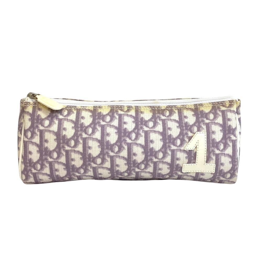 Dior No.1 Trotter PVC Pouch purple PVC Women Used