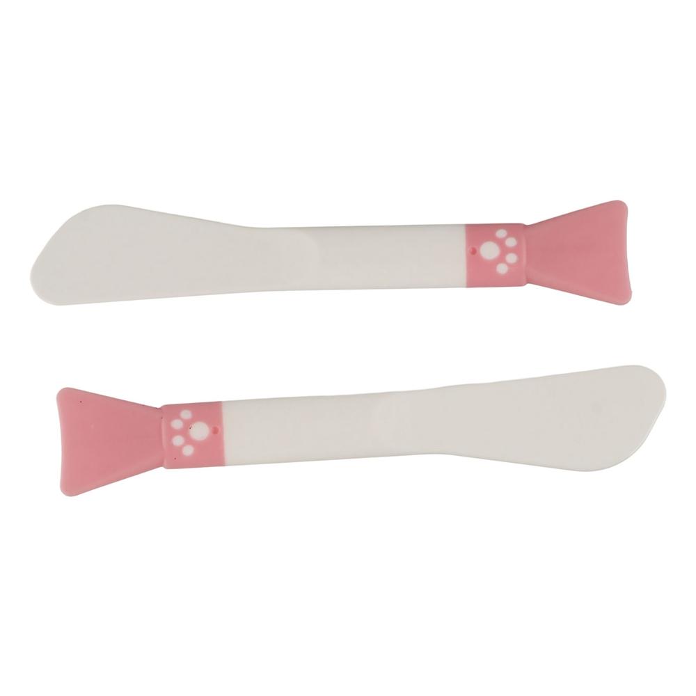 

Spatula Double Head Silicone Mask Brush Mask Glue Stirring Tool DIY Masque Brush Facial Face Stick 2 pcs random color