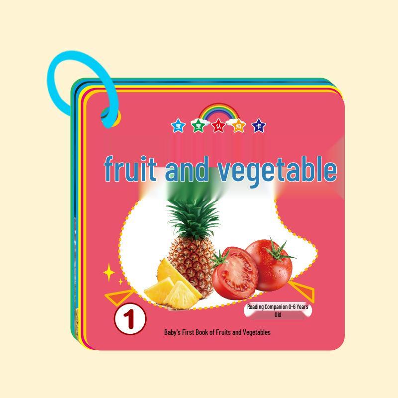 Early Learning Animal Picture Book: Toddler Literacy & Numbers Educational Toy