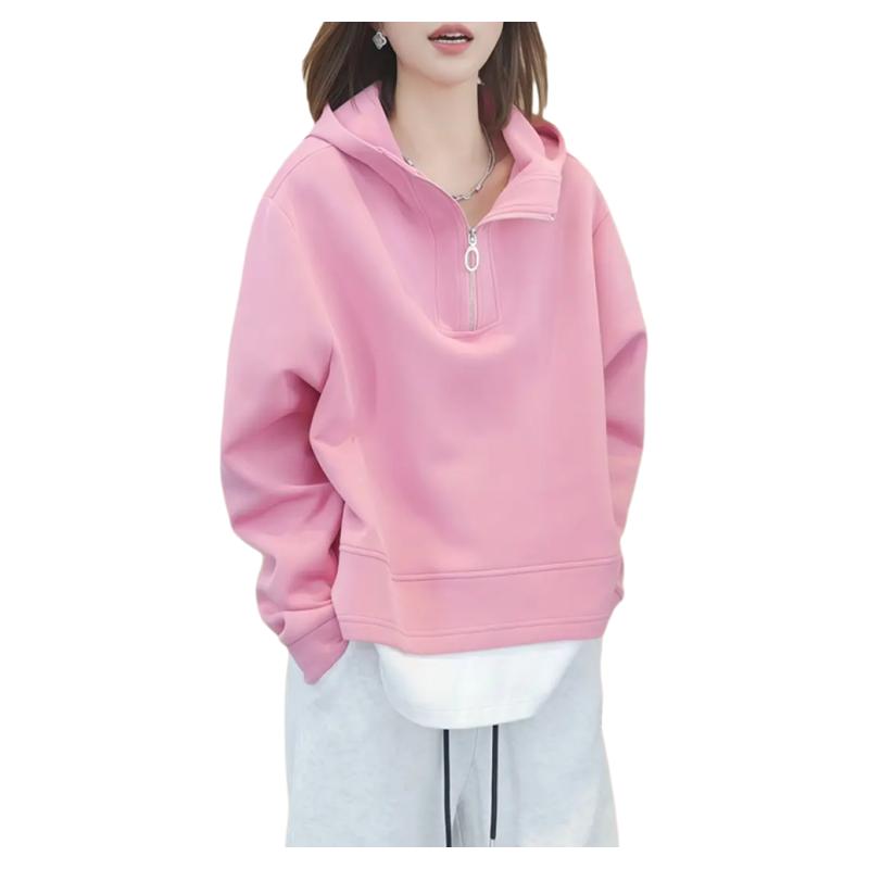 Two-piece Tops for Women's Hooded Sweatshirt in Early Autumn Holidays for New Casual Loose Versatile Pullover