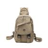 Color Solid Simple Casual Lightweight Neutral Backpack For Daily Activities