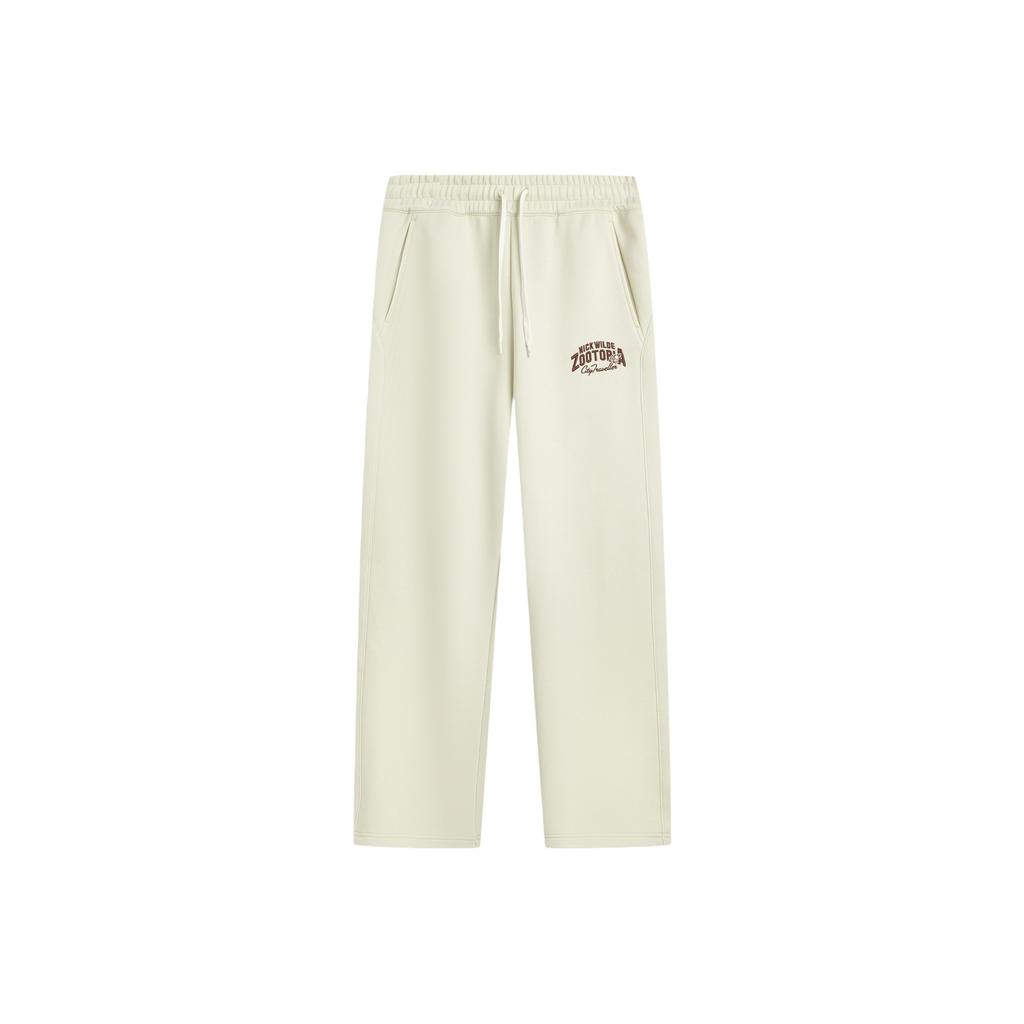 Li-Ning Loose Fit Letter Embroidery Pattern Knitted Sports Pants Men Bottoms AKLV907-1