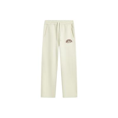 Loose Fit Letter Embroidery Pattern Knitted Sports Pants Men Bottoms AKLV907-1