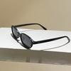 KAMMPT Vintage Oval Sunglasses Men 2026 New Simple Solid Color Casual Shades Women Trendy Brand Design Korean Style Sun Glasses