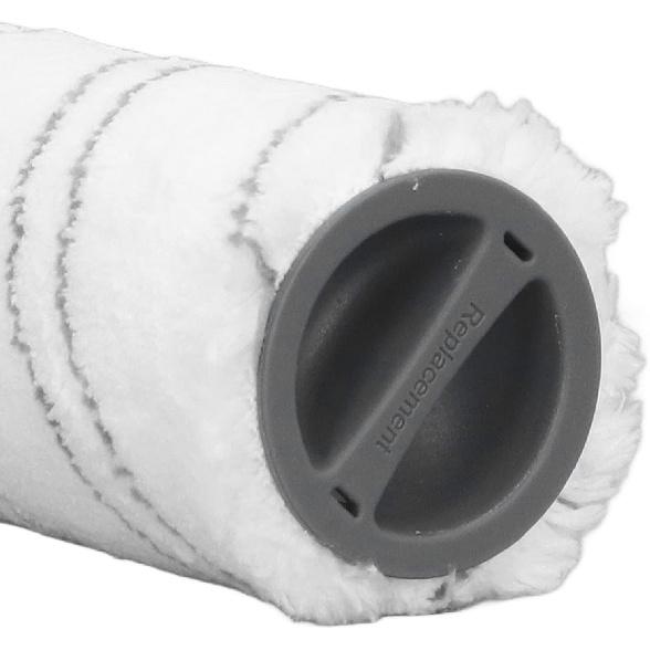 Replacement Brush Roller, Microfiber Efficient Washable Hard Floor Cleaner Roller Low Noise for Karcher FC3 FC3D FC5 FC5D FC7