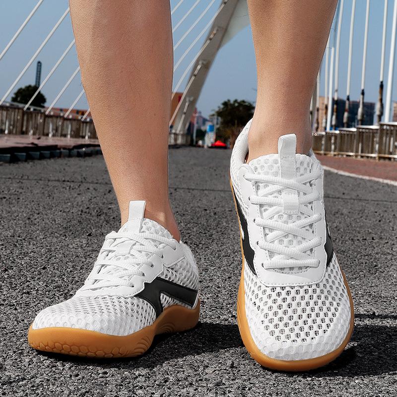 Men Breathable Mesh Sneakers Wide Toe Box Cross-training Shoes Zero Drop Minimalist Casual Shoes Plus Size 39-48