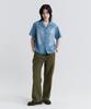 MAGOODGAN Patro 4814 Linen-Like Double-Pleat Wide-Fit Khaki Pants