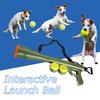 Outdoor Dog Tennis Ball Launcher Interactive Pet Toy Fetch Game Tool Dogs Toys Portable Strap Fitness Entertainment for Dogs