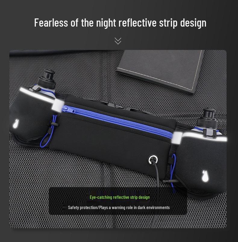 Men's Multifunctional Sports Waist Bag with Phone and Water Bottle Holder - Large Capacity, Wear-Resistant