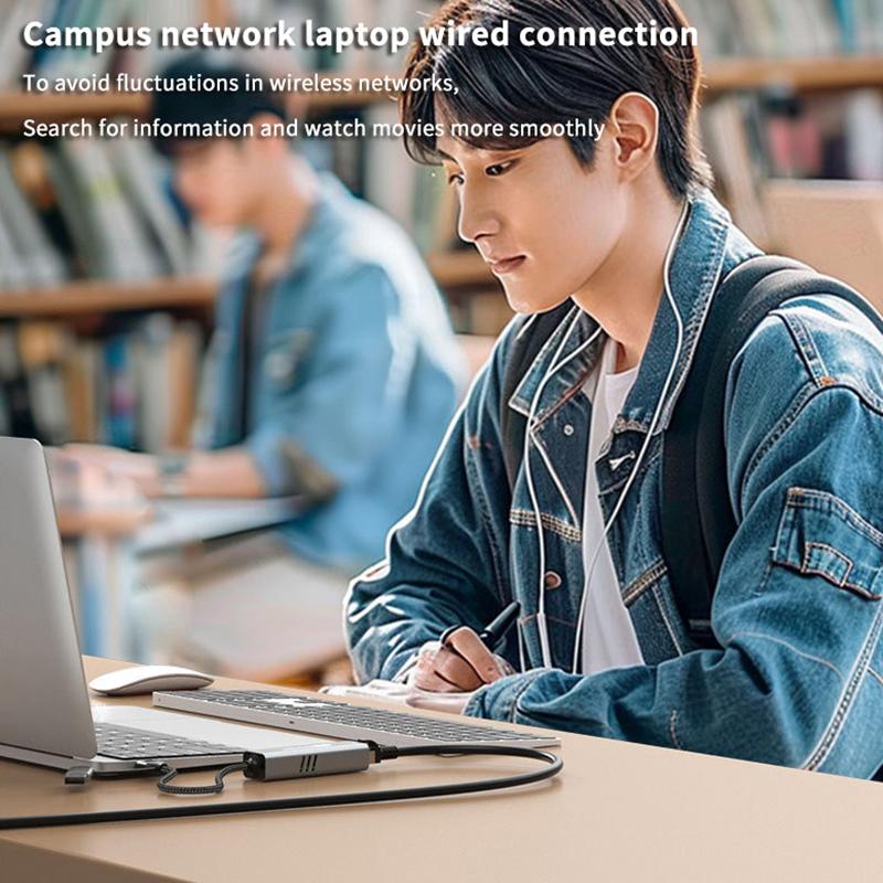 5Gbps USB na Ethernet adaptér pro notebookový počítač s čipsetem Rtl8157 5000Mbps USB3.2 na RJ45 síťový konvertor 5G 2.5G 1G 100Mbps