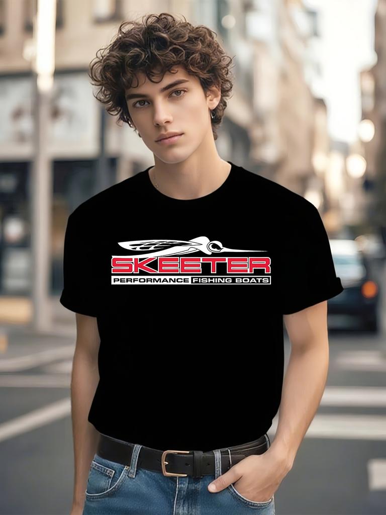 Skeeter Fishing Boats Heavyweight Fishing Graphic T-shirt - Bold Skeeter Performance Boat Design