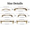 Zinc Alloy Ceramic Cabinet Pulls Antique Gold Retro Vintage Drawer Handles European Style Sturdy Antique Dresser Knobs Furniture