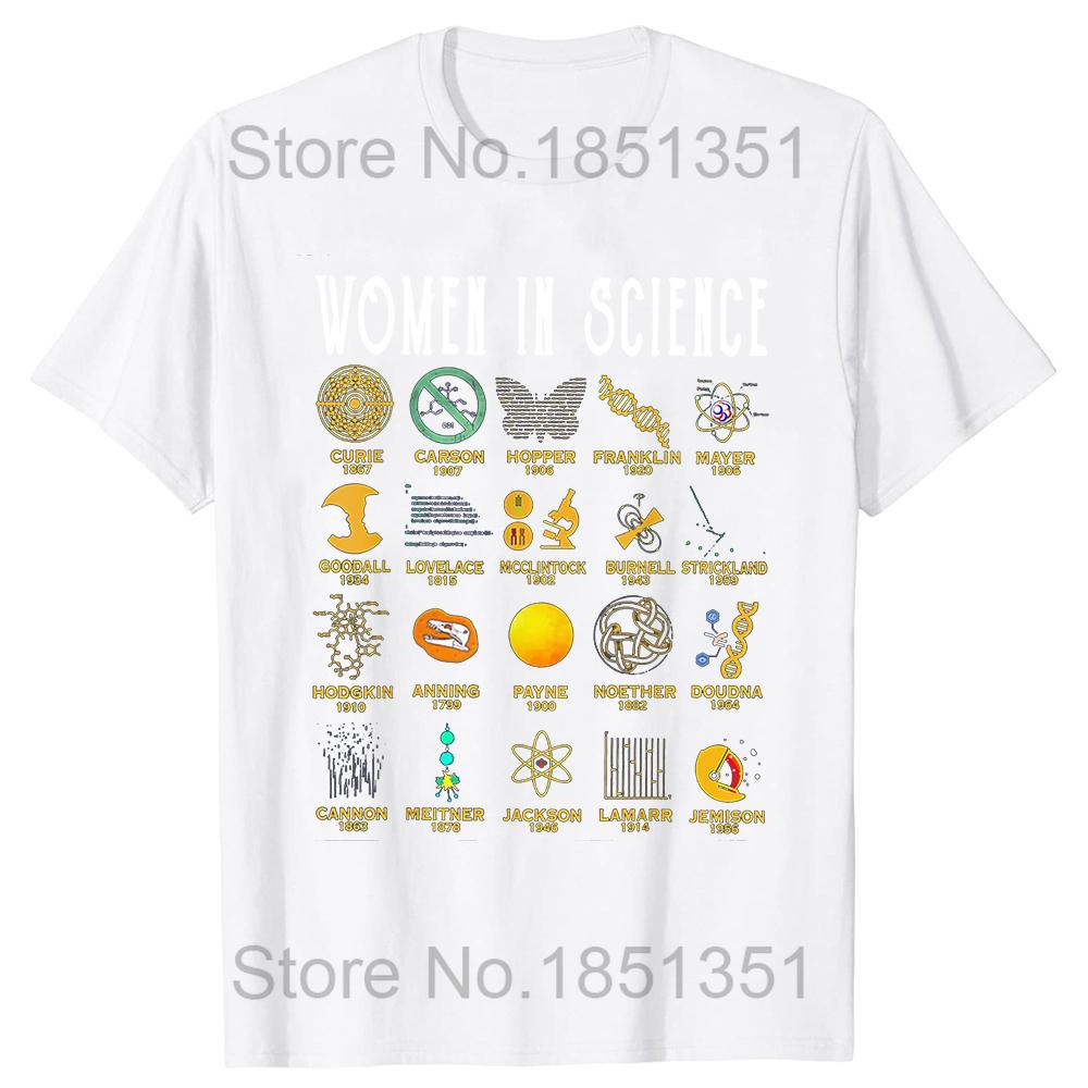 

Футболка унисекс «Женщины в науке», забавная научная одежда, уличная мода, повседневные топы, винтажная футболка унисекс с коротким рукавом, унисекс с юмором, футболки 4XL