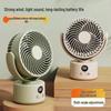 Oscillating Student Fan with 16-Hour Battery for Silent Classroom & Office Cooling