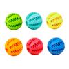 Pet Toys Extra-tough Rubber Ball Funny Interactive Elasticity Ball Dog Chew Toys Cleaning Ball