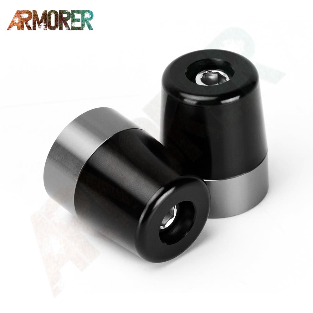 For Kawasaki Ninja 250 300 400 650 1000 1000SX  Ninja 650 Motorcycle CNC Handlebar Grips Handles Bar End Plug Cap