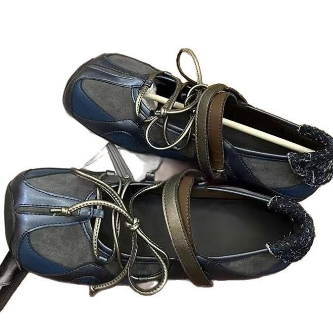 Dream Maker - Rebellious Ballet Velcro Mary Jane Shoes 3cm Versatile Soft Sole Comfortable Single Shoes Women's 2025 New