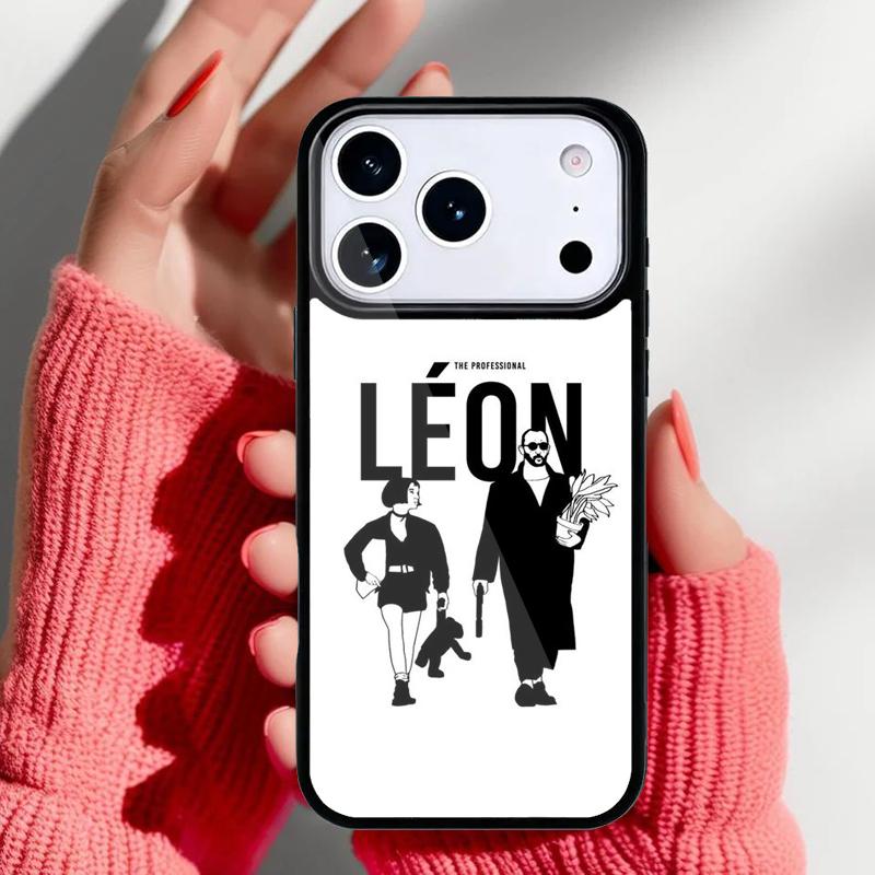 Killer Leon Famous Movie Phone Case for iPhone 17 16 15 14 13 Pro Max Back Cover for 12 11 Pro Coque