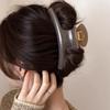 Women Hair Ornament Long Thick Hair Hold Headband Claw Clip Hair Clip Hair Accessories Elegant Solid 5.91in Large Hair Claw
