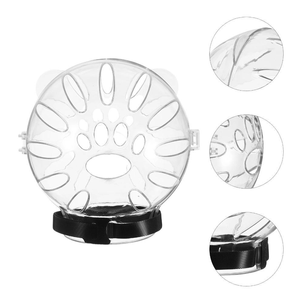 Ball-shaped Cat Head Cover Breathable Pet Protective Helmet Pet Grooming Supply  After Surgeries