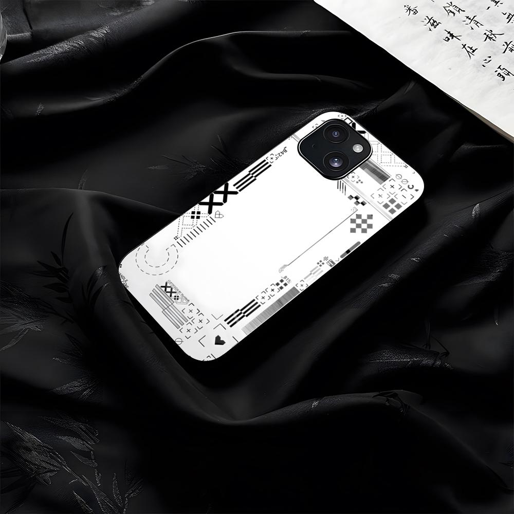 

Чехол для телефона с принтом Patten для iPhone 17 Pro Max 16 15 14 Pro Max 13 11 Plus Стеклянная крышка iPhone 14 Plus