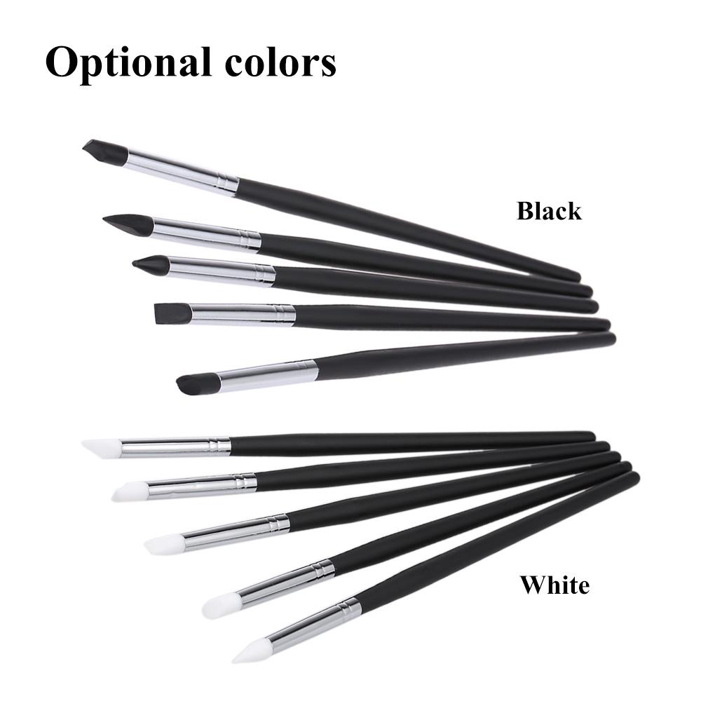 5 Pcs Dental Silicone Brush Pens Dental Shaping Tooth Tool Dental Whitening Pen Tooth Brush Dentist