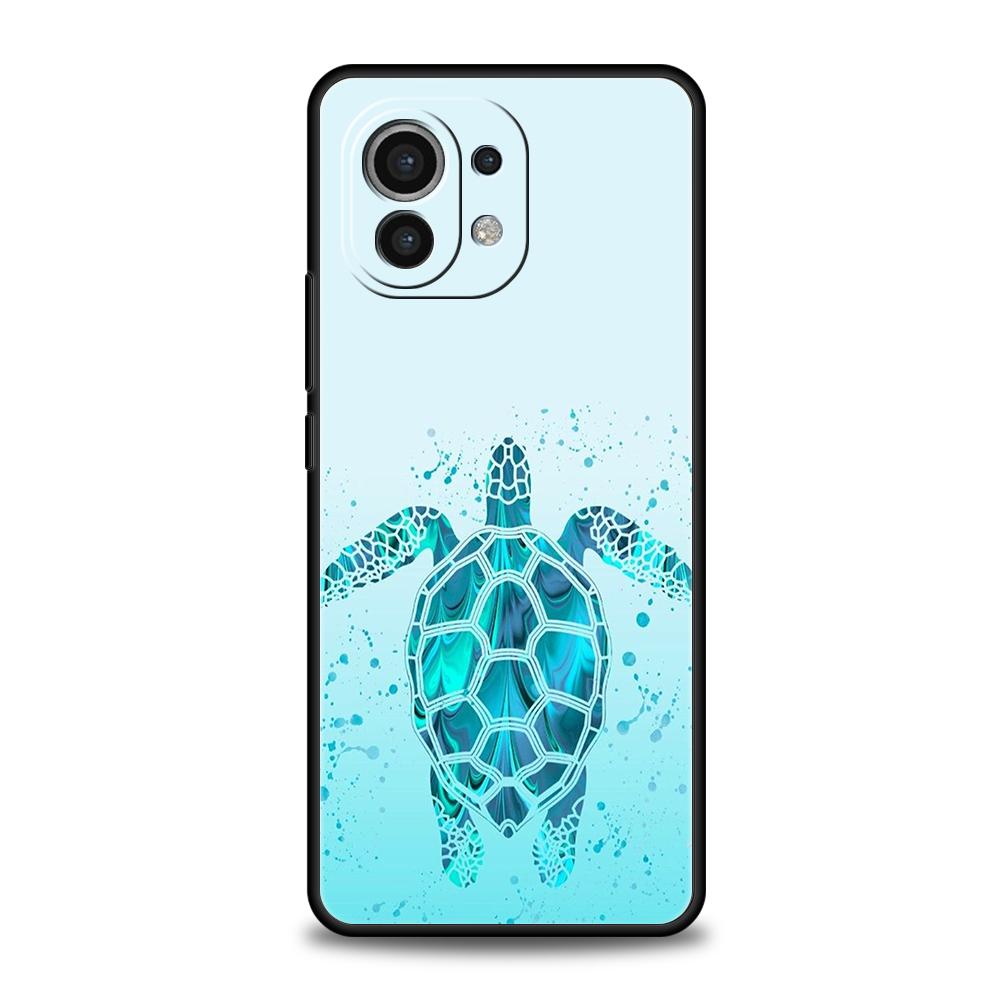 Cool Ocean Turtle Phone Case For Xiaomi 15 14 13 12 Lite 14T 13T 12T Pro Poco X7 X6 X5 X4 X3 NFC F7 Ultra F6 Pro Soft Cover