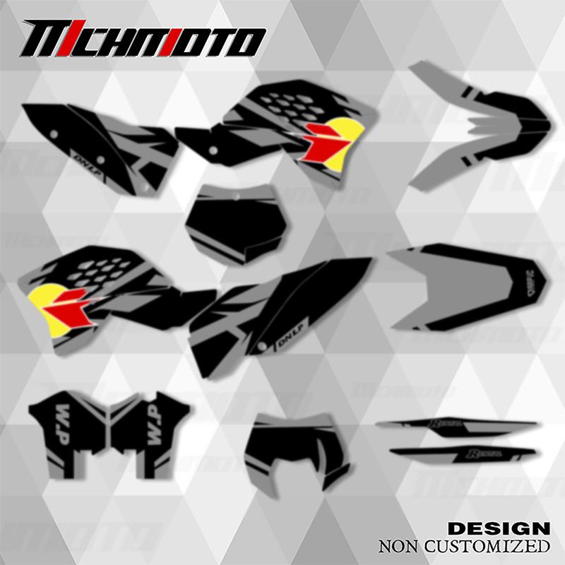 MCHMFG For KTM SX SXF 2007-2025 EXC XCW 2008-2026 Team Motorcycle Graphics Background Decals Sticker Kits