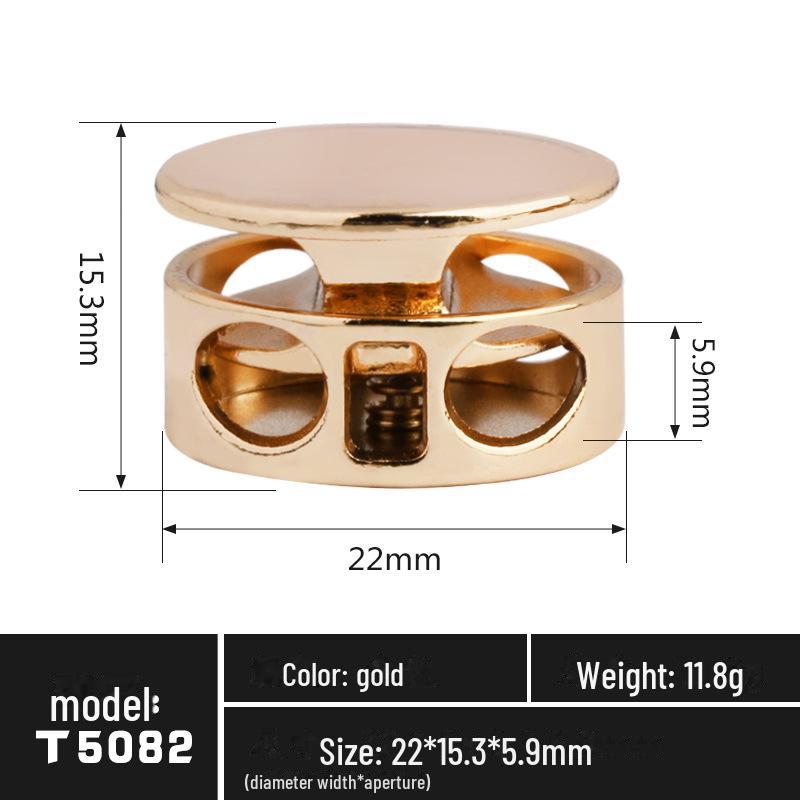 

Регулируемый металлический пружинный шнур-замок для спортивной одежды