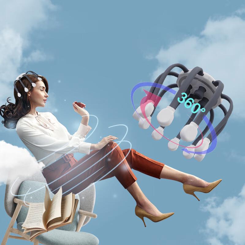 Octopus Head and Scalp Massager CN plug (adapter included)