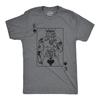 Mens Funny T Shirts King Of Spades Sarcastic Playing Card Graphic Novelty Tee