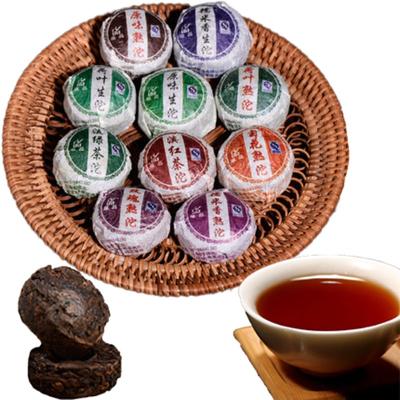 10 Pcs/20 Pcs Pu-erh Tea Tuocha - 50g/100g China's Top-grade Black Tea, Delicately Slim