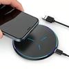 Wireless Charger Pad LED Light Fast Wireless Charging Induction Phone Holder For iPhone 17 16 15 14 13 12 Pro Max Samsung Xiaomi