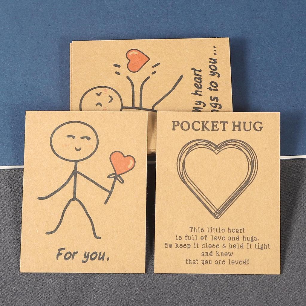 Kristall Edelstein Schmuck DIY Geschenkkarte mit Kraftverpackung