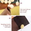 Dauber Assisted Leather Wool Balls Brush Metal Handle Leather Dyeing Brush  DIY Leather Tool