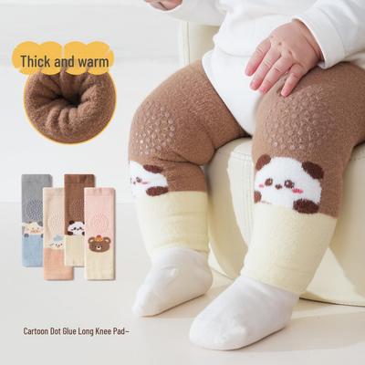 Thickened Baby Knee Pads & Long Leg Warmers for Autumn/Winter: Comfortable, Warm, Not Tight