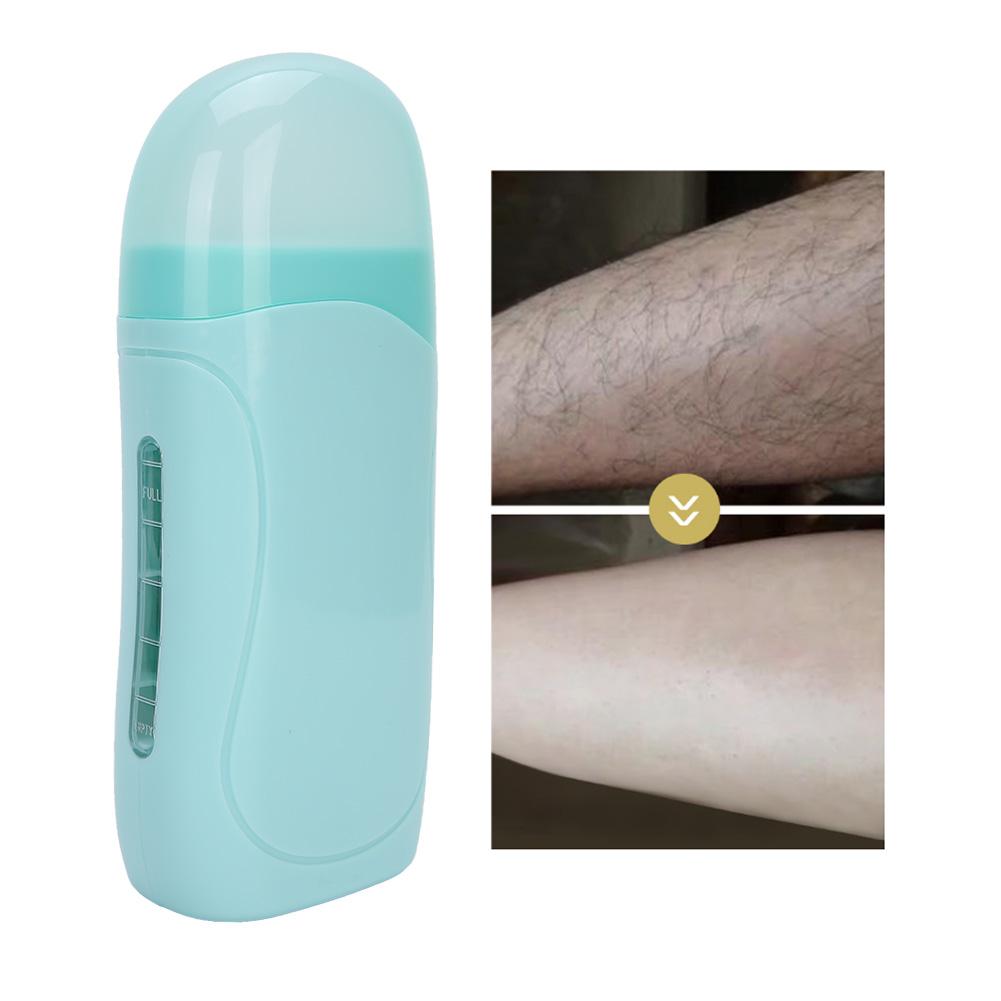 100G 40W Roller Wax Heater Handheld Hair Removal Machine for Hand Feet Leg220V EU Plug