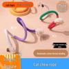 Cat Mint Rope Teaser Stick - Bite-Resistant Self-Play Toy for Boredom and Teething Relief