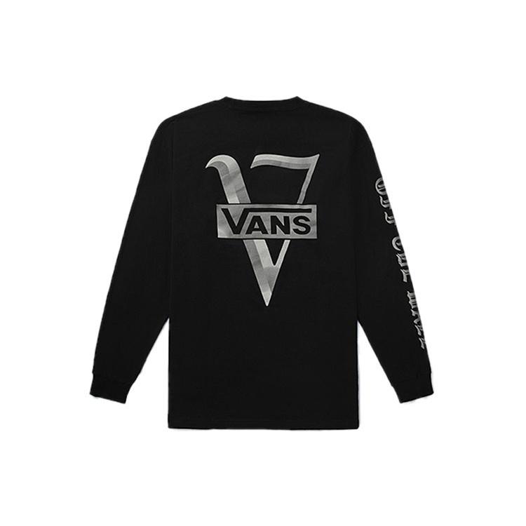 Vans Back Printing Casual Sports Couple Style Black Men s VN0A4MUSBLK XL