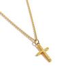 European Double Layer Cross Pendant Necklace Set
